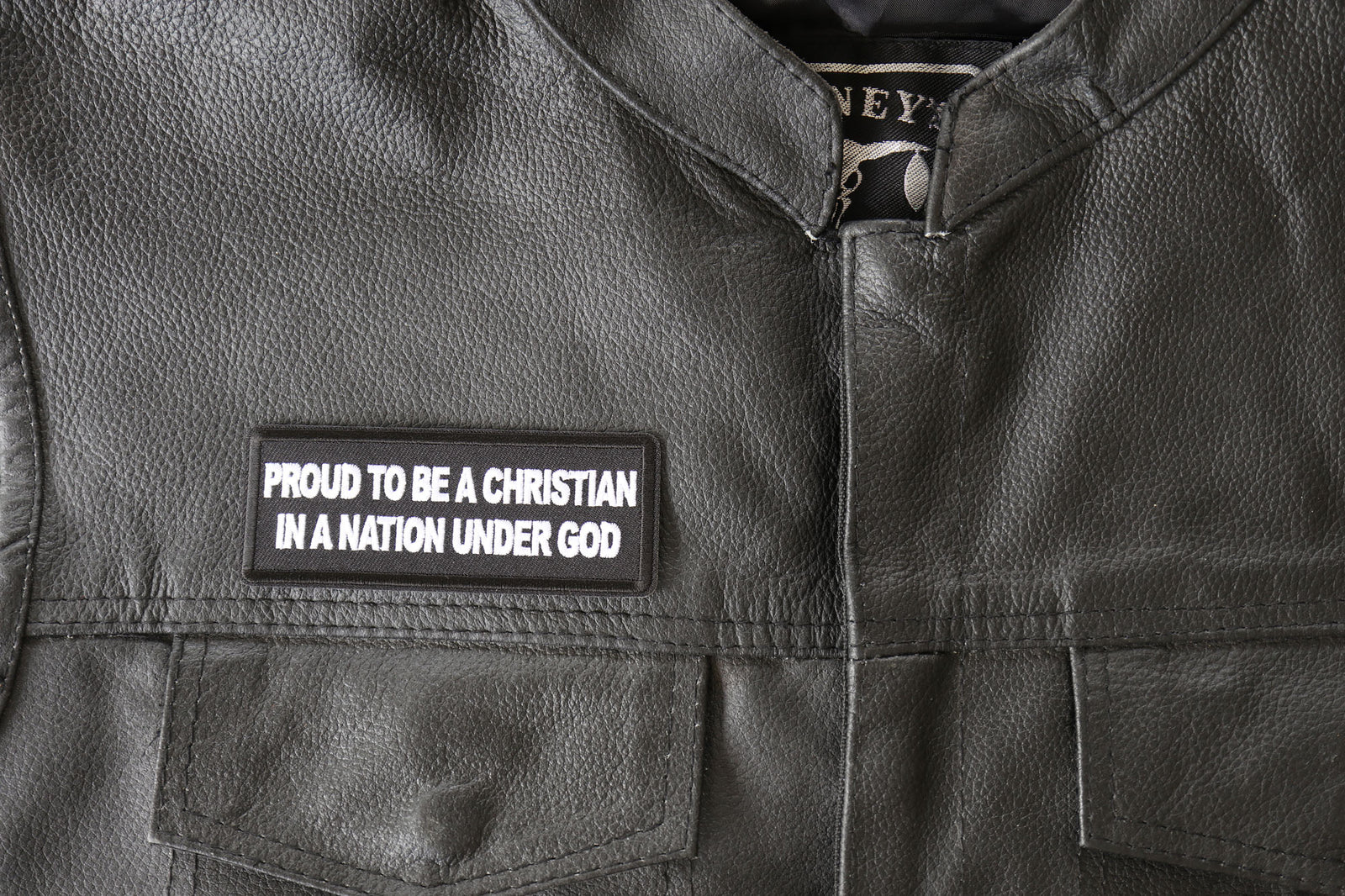Christian Nation Under God Embroidered Patch product image 3