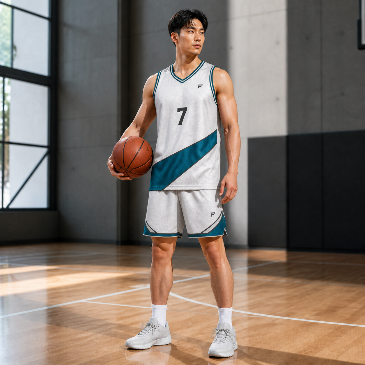 PT Dual-Side Basketball Jersey back