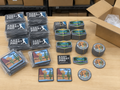 Completed bulk PVC patch order ready for packing