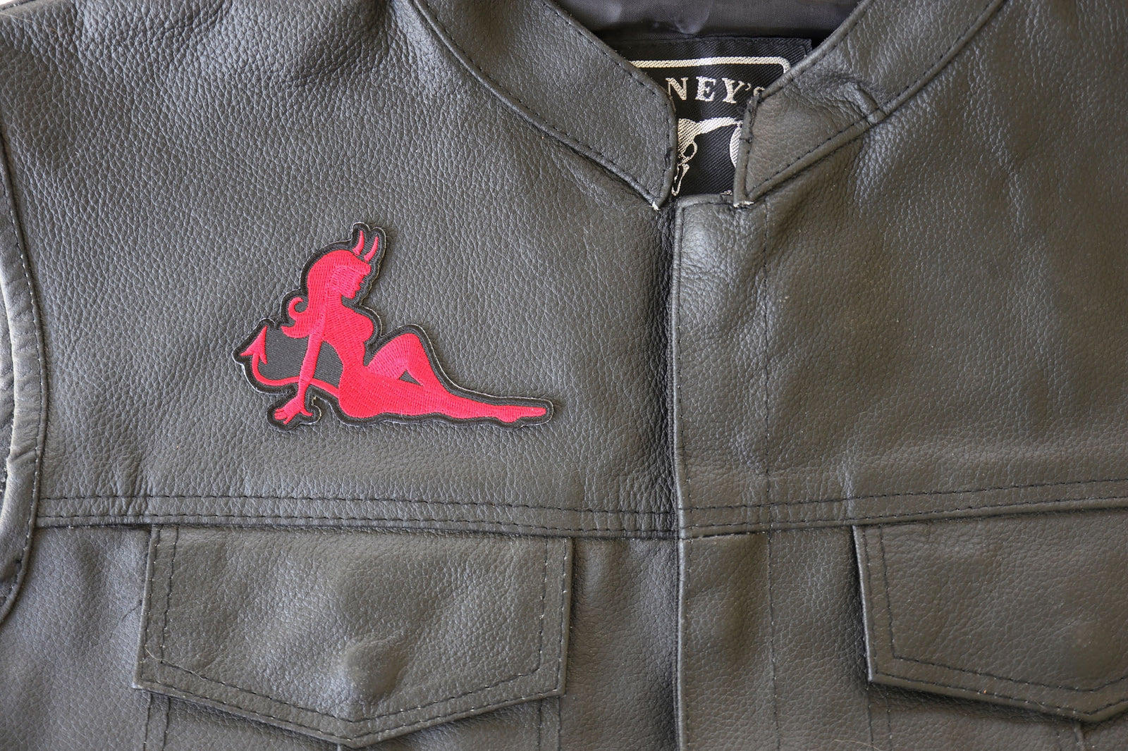 Red Devil Girl Embroidered Patch product image 4