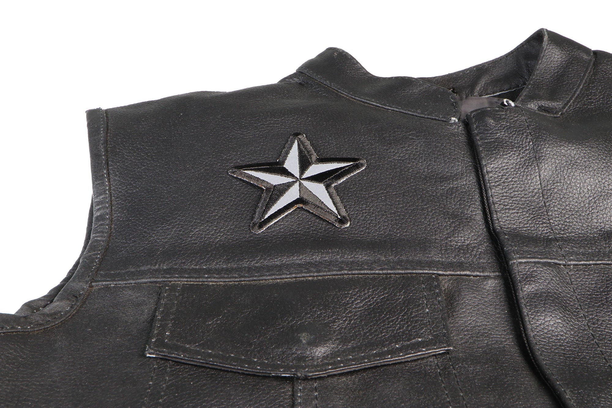 Reflective Nautical Star Novelty Iron-On Patch – Stylish Embroidered Design ( 3 x 3 inches )