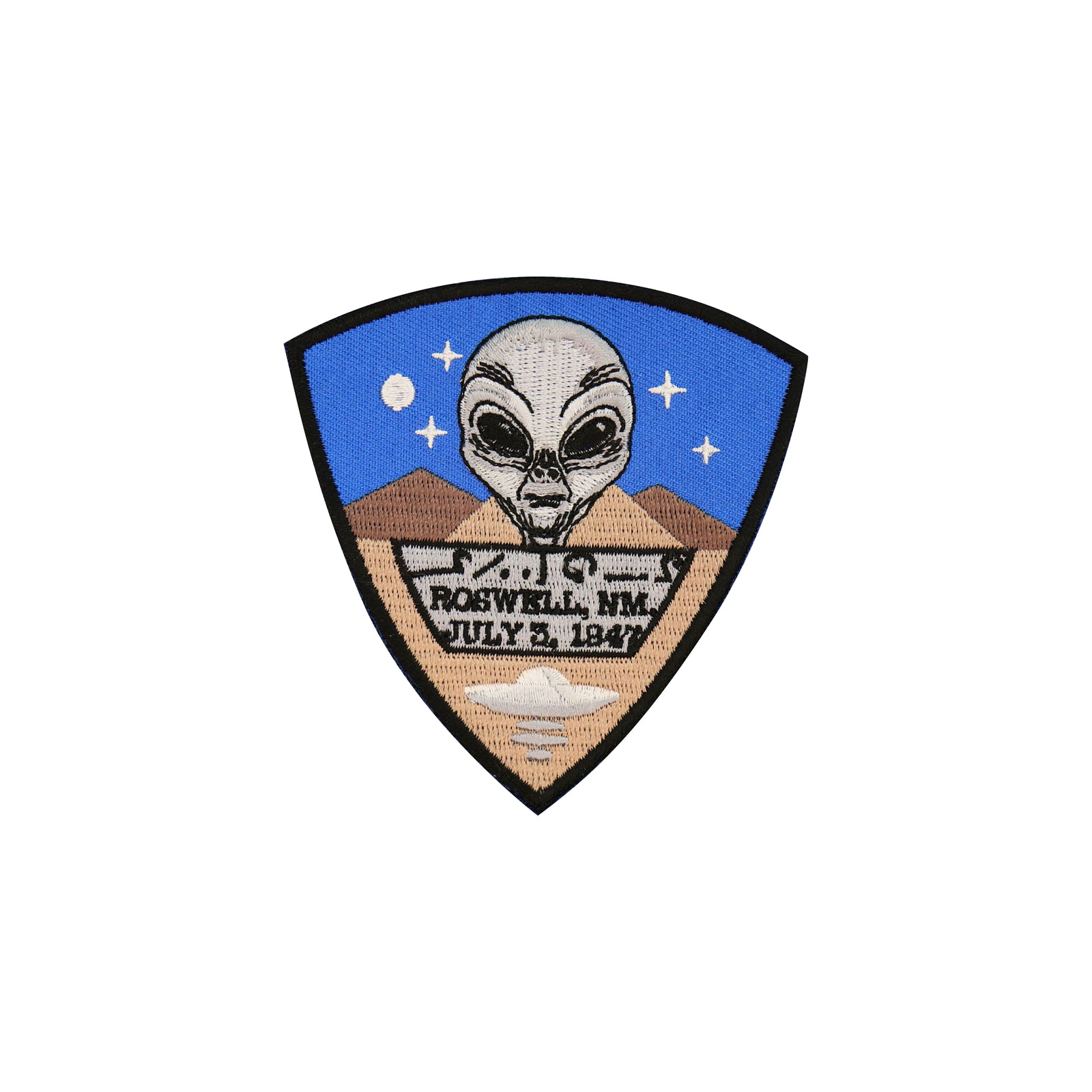 Roswell New Mexico Alien Embroidered Patch product image 1