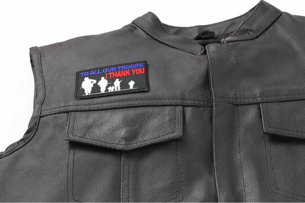 Thank You Troops Patriotic Embroidered Patch product image 6
