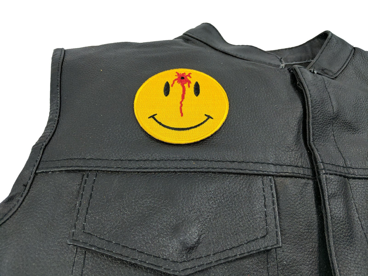 Shot Smiley Embroidered Patch product image 4
