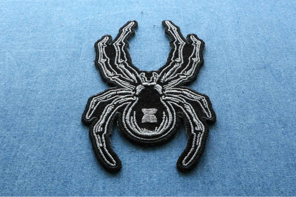Arachnid embroidered spider patch additional product view