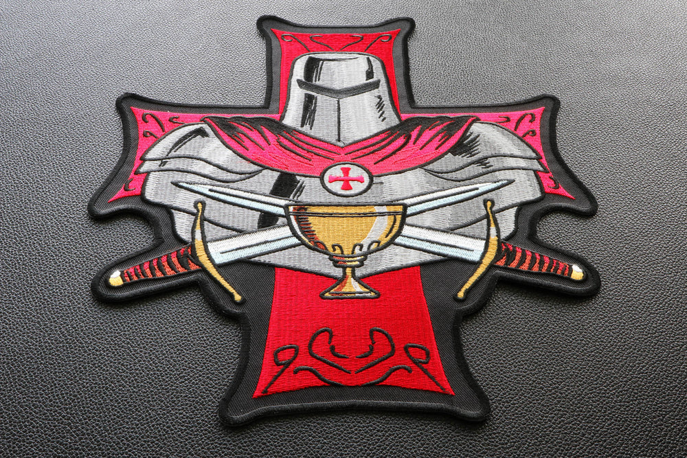 Knight Templar Holy Grail Embroidered Patch