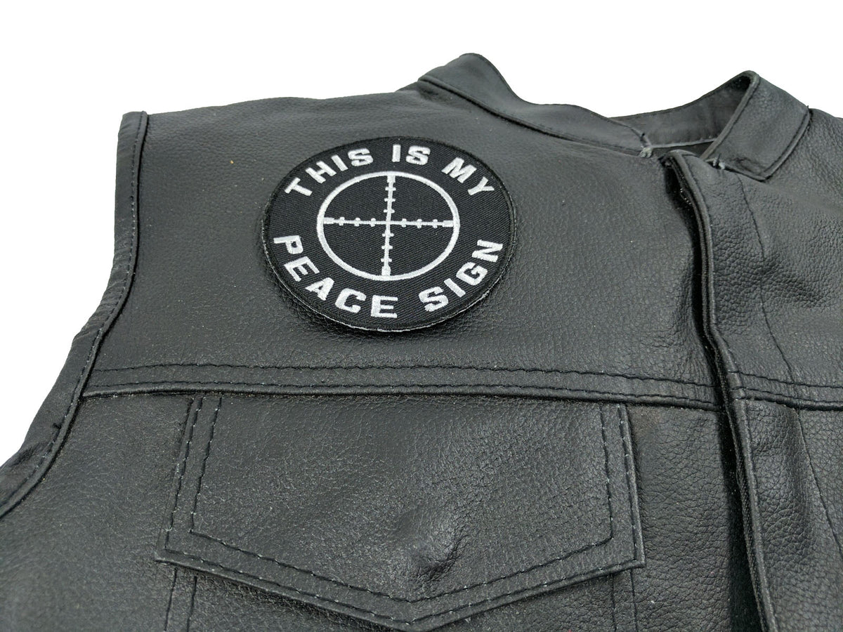 This Is My Peace Sign Military Embroidered Patch product image 3