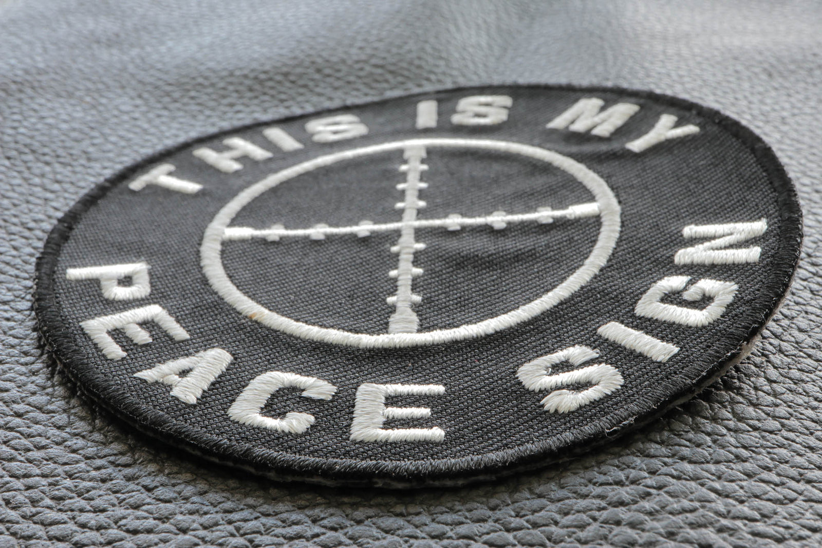 This Is My Peace Sign Military Embroidered Patch product image 5