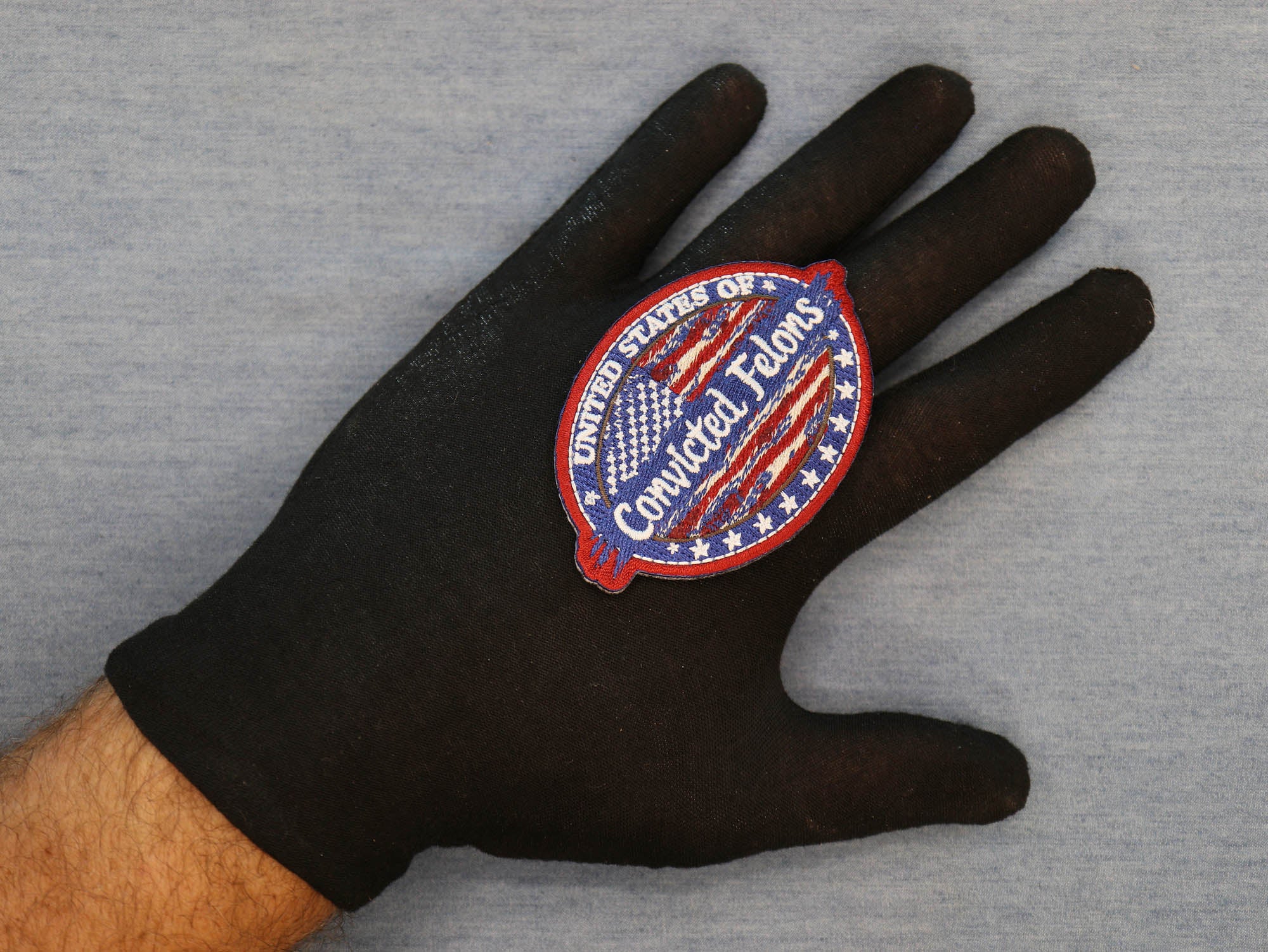 United States of Convicted Felons Embroidered Patch ( 3x3 inche )