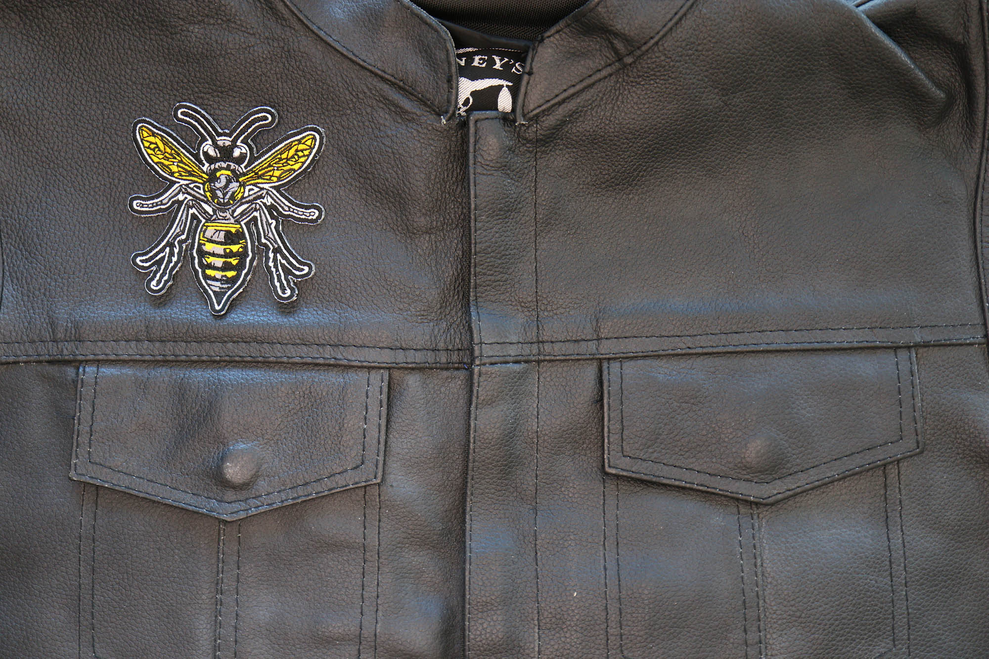 Wasp Embroidered Patch – Fierce and Detailed Patch ( 3 x 3 inches )