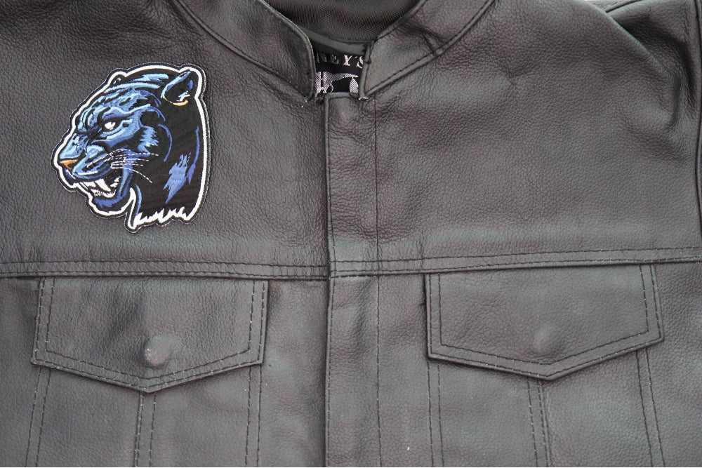 Jaguar Embroidered Patch – Fierce Patch for Jackets, Bags, and More ( 4 x 4 inches )