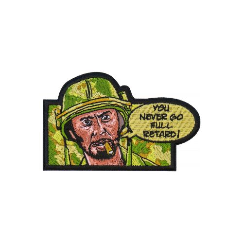 Military Novelty Text Embroidered Patch